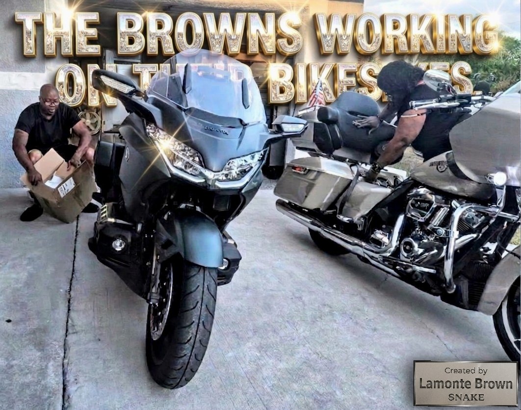 "THE BROWNS WORKING ON THEIR BIKES."

facebook.com/share/p/1N3FNL…