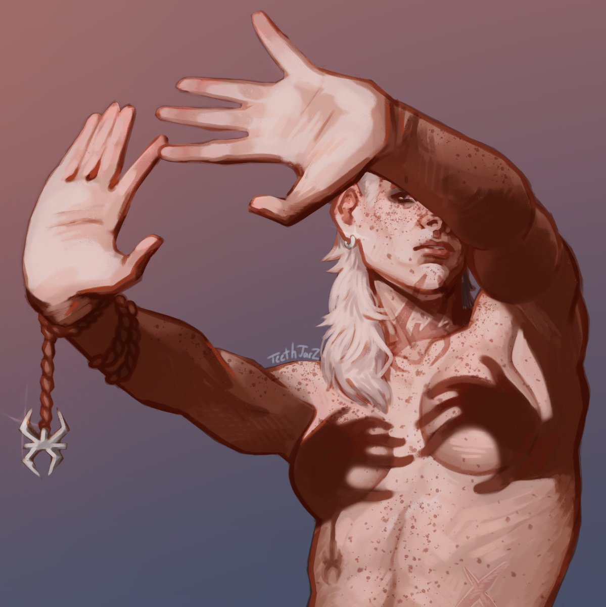 taurie boobs on main 🤔
i might have to make a censored version to post on other platforms,, i think if i post this anywhere else ill be banned 😔

#tauriecain #tauriecainfanart #dbd #deadbydaylight #dbdfanart #deadbydaylightfanart