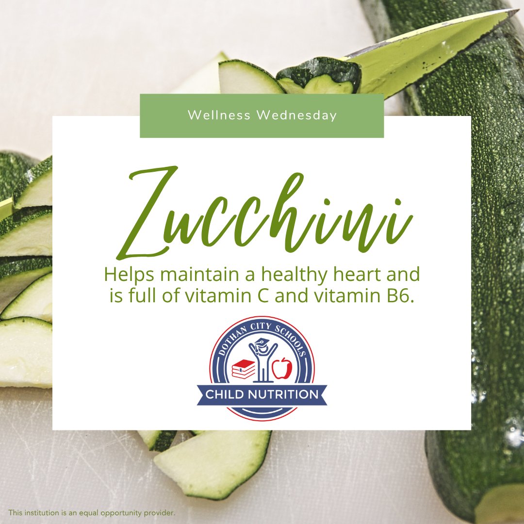 DothanCNP's tweet photo. Zucchinis have more potassium than a banana!

@DCSdothan #lovedothan #dothancityproud #lovedothancityschools #DothanAL #DothanAlabama #DothanCity #ALschools #HoustonCounty https://t.co/blWavblVcG