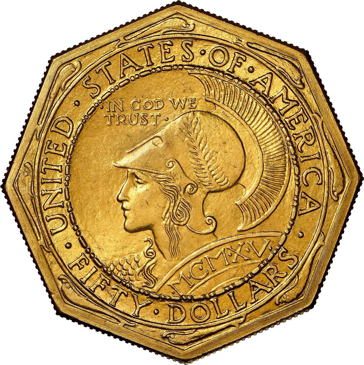 RareCoins4Sale's tweet image. RCW Featured Coin of the Day: eepurl.com/jD9rVQ
1915-S GOLD $50 PAN-PAC OCTAGONAL NGC certified MS65
COTD Price: $160,000

#PCGS #CoinCollecting #RareCoins #Numismatics #CoinCollector #CoinHunting #CoinInvestment #HardAssets #TreasureHunting #OldMoney