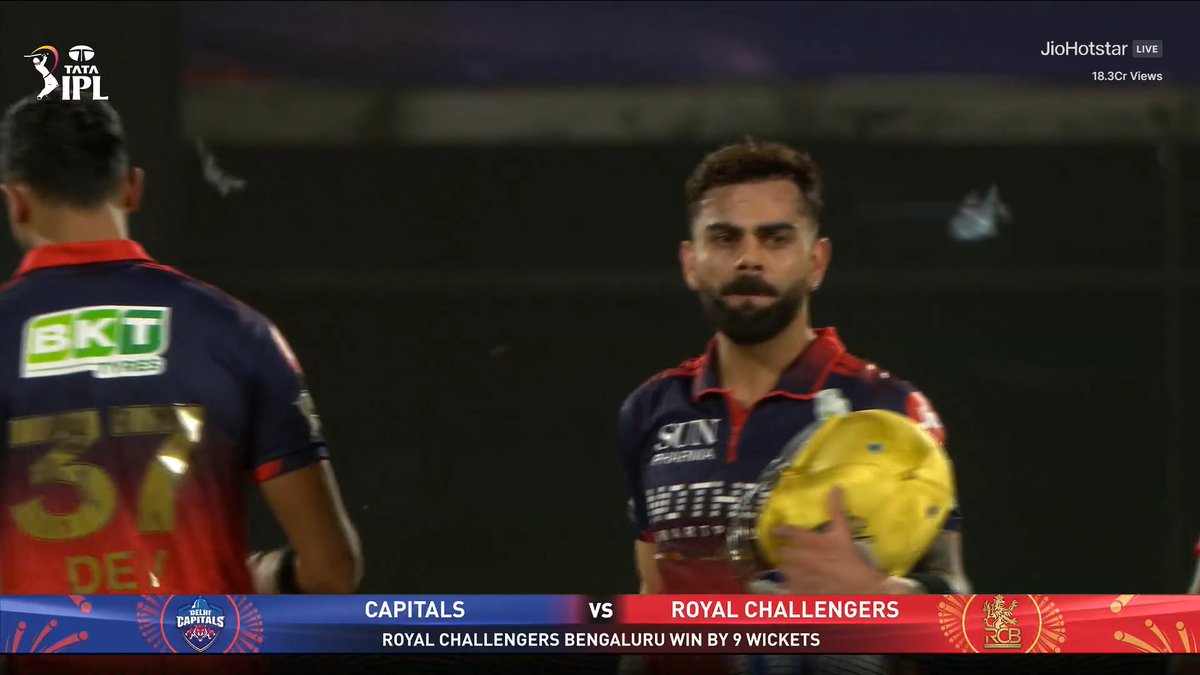 🚨 FASTEST CHASE EVER IN IPL HISTORY 🚨

MI - 5.3 overs vs KKR.

RCB - 6.3 overs vs DC