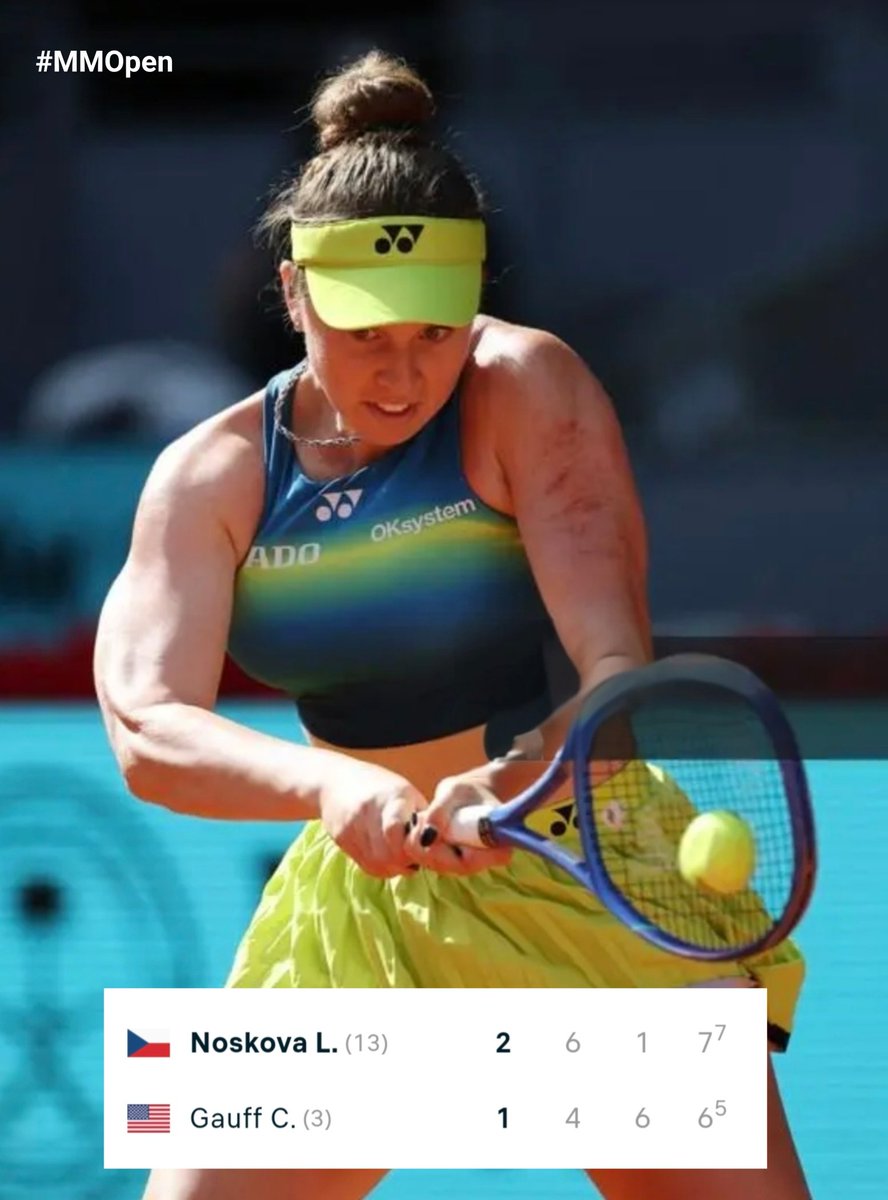 LCIbarra_'s tweet image. ❌ OTRA TOP 10 ELIMINADA EN #MADRID. 🫣

Esta vez fue Coco Gauff, quien tras dos horas de partido, cayó ante Linda Noskova por 6-4, 1-6 y 7-6 (5).
#MMOpen 🎾🎾