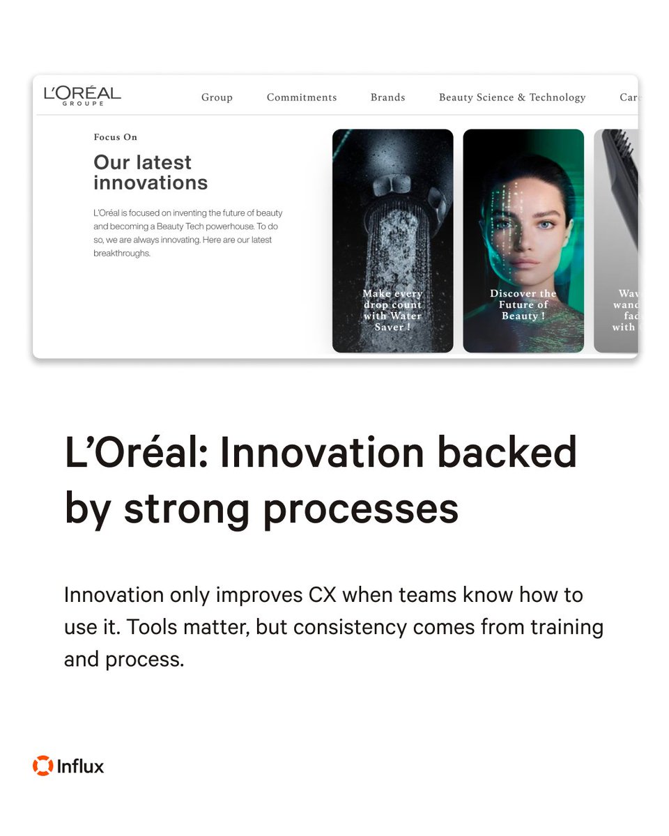influxdotcom's tweet photo. Brands like SEPHORA, L'Oréal, and Estée Lauder show us how beauty companies can deliver exceptional omnichannel CX. Here's what you can learn. https://t.co/Xe0EYPoLsN