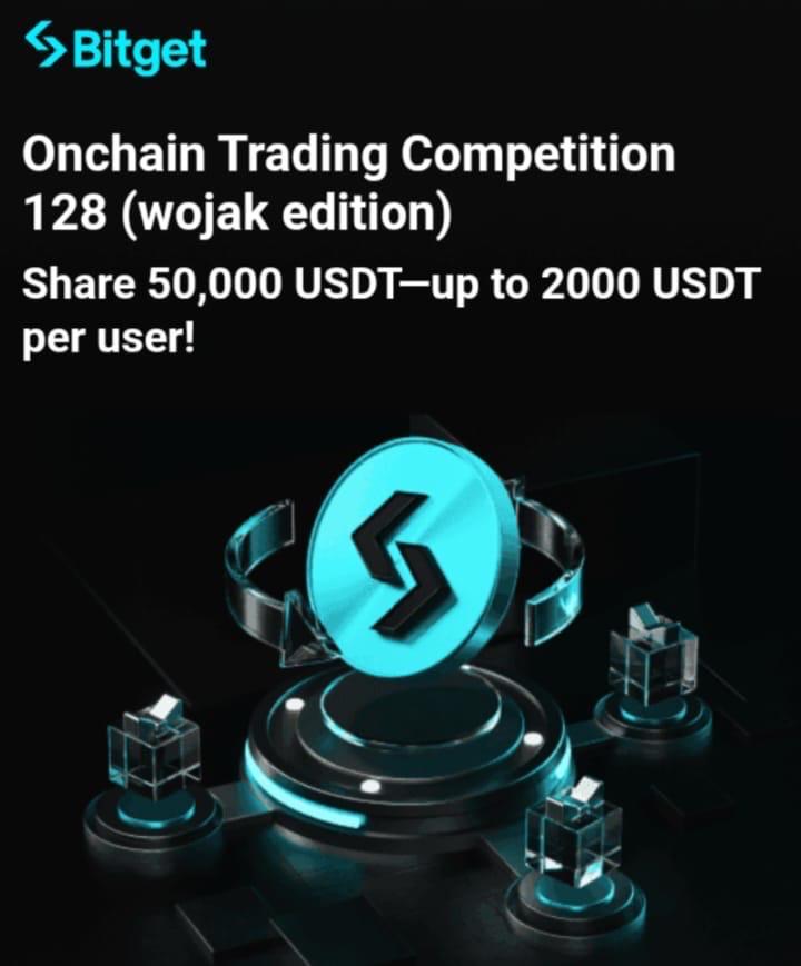 Arkadia0x's tweet photo. I like campaigns that keep things simple.

@bitget × @wojakcto launched a $Wojak trading competition with:

– 50,000 USDT prize pool
– Top 230 winners
– Up to 2,000 USDT per user

Are you a meme trader? Just register, trade, and climb the leaderboard.
Definitely worth checking; https://t.co/rwdqF6hAWj