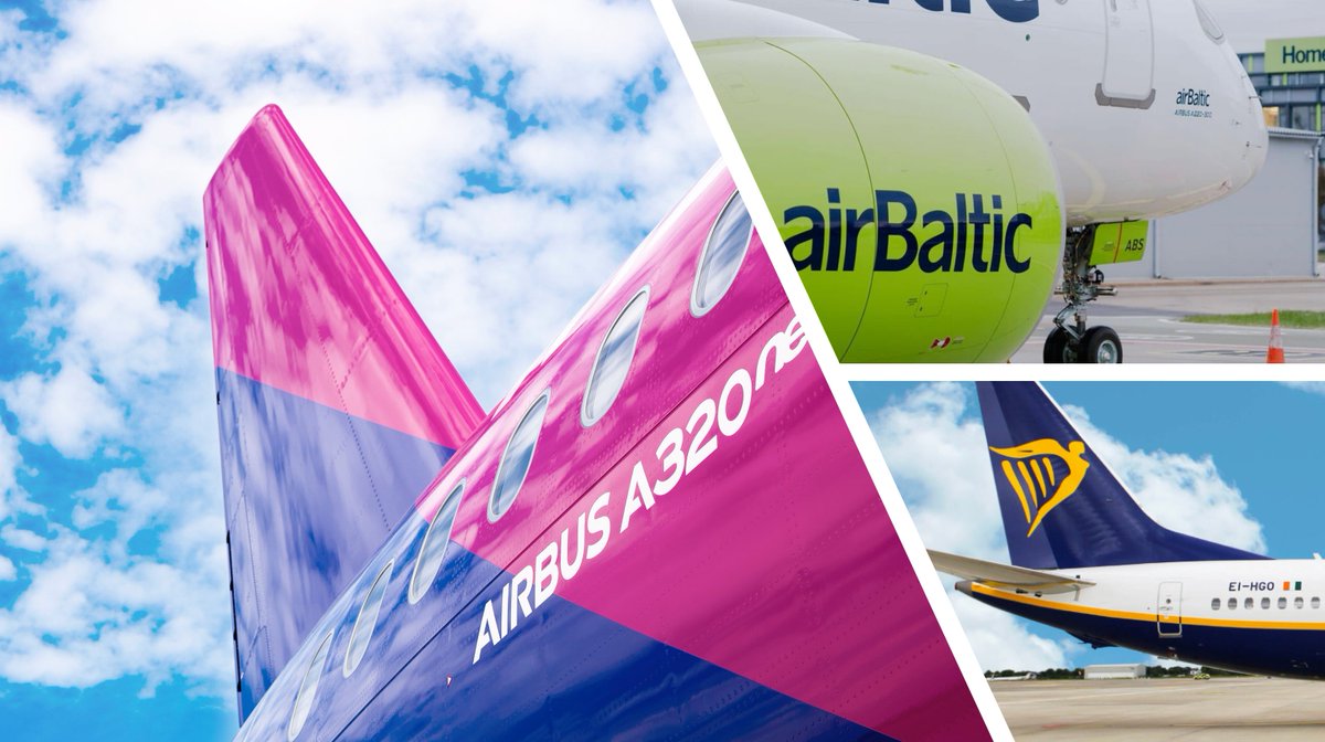 Gate7aviation's tweet image. Le PDG de #Ryanair, connu pour son franc-parler  a affirmé que deux ou trois compagnies aériennes européennes « pourraient faire faillite » avant la fin de l'année en raison de la flambée des prix du pétrole. Il a cité #Wizz Air et #airBaltic parmi les compagnies aériennes