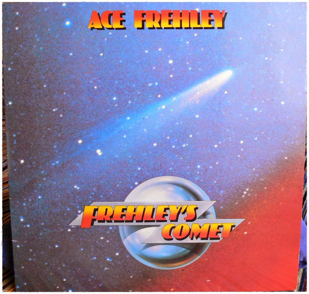 RockTheseTweets's tweet image. #OnThisDay in 1987, Ace Frehley's new band released their debut album "Frehley's Comet" featuring singles Rock Soldiers and Into The Night. Produced by Ace and Eddie Kramer, it peaked at #43 on the Billboard Top Pop Albums chart #80sMetal #ClassicRock