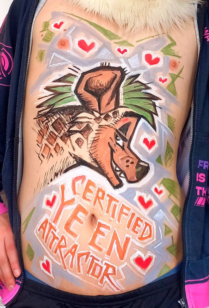NikRaccoom's tweet photo. Today is International Hyena Day, and  thus go and make all your yeen friends happy today! >;3 https://t.co/f8a6HQFZz9