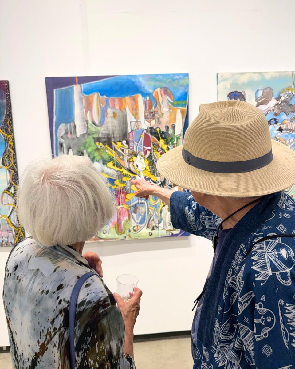 BerniGallery's tweet photo. ✨Mania Unleashed invited viewers into the extraordinary visual universe of Franco Manià, where memory, instinct, movement, and imagination collided across every canvas. https://t.co/04mtil1nTH