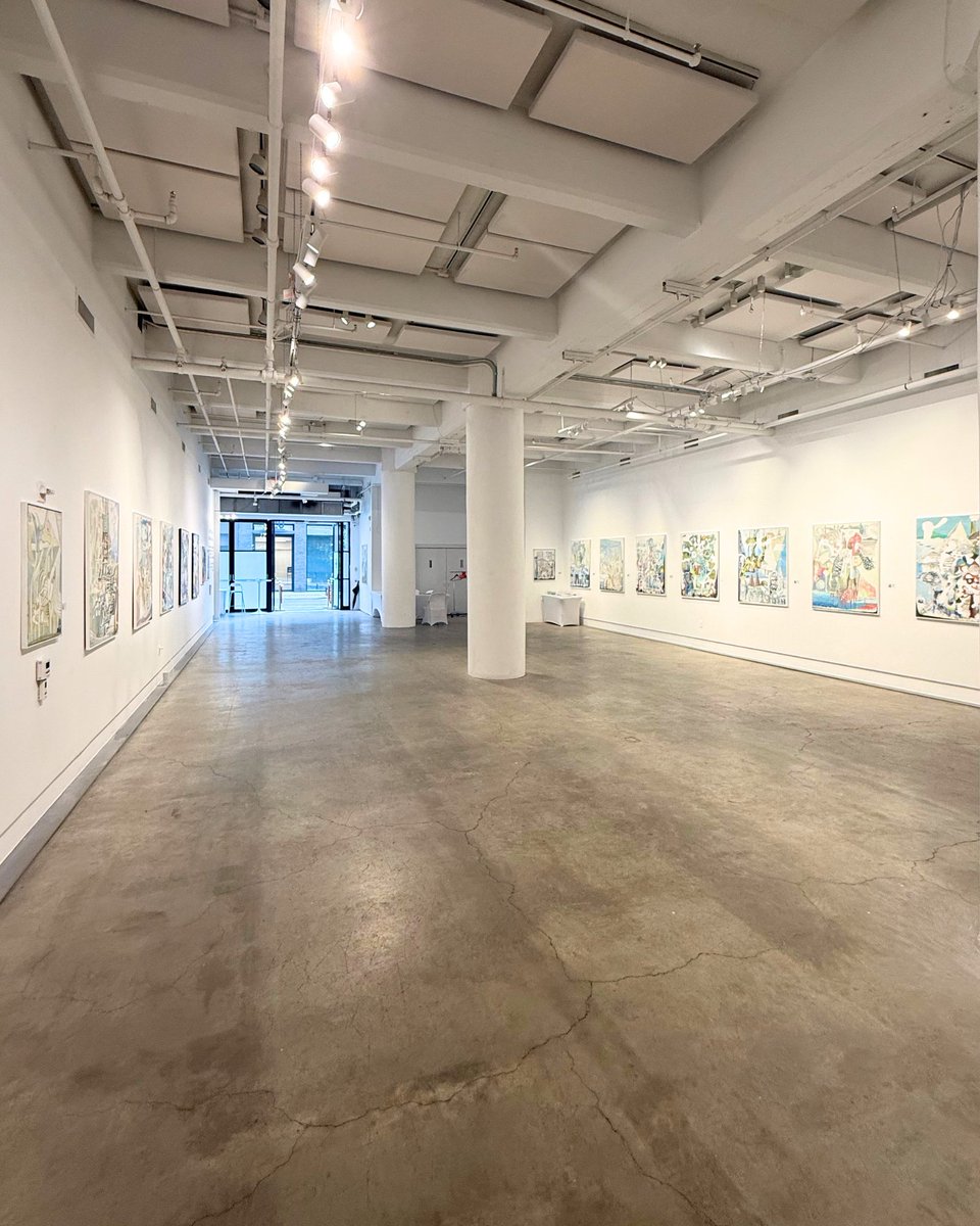 BerniGallery's tweet photo. This solo exhibition revealed a body of work rich with layered narratives, bold gestures, and moments of quiet wonder. Each painting unfolded like its own world, asking visitors to pause, look closer, and discover something new with every glance. https://t.co/niaWMDfoDa