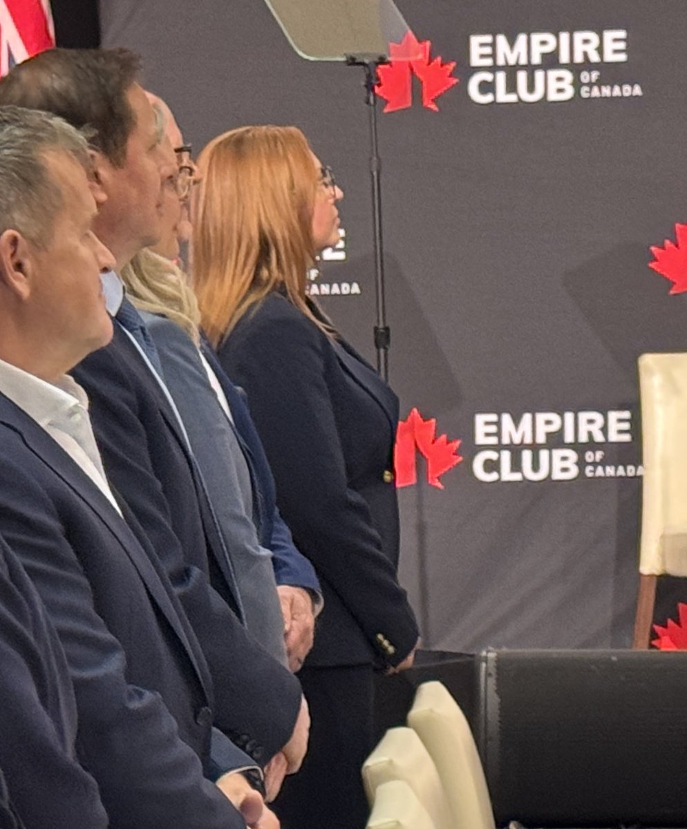 collegeboreal's tweet image. So proud to be at the @Empire_Club luncheon on mining and critical minerals today, en compagnie de partenaires actuels et futurs qui font honneur a la région du Grand Sudbury. @TechnicaMining @MineConnect_ @FCRaccountants #mining #sudburyON #mines #criticalminerals