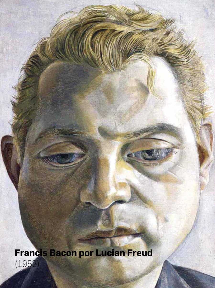 inteligenciabr_'s tweet image. #ARTE | Freud por Bacon e Bacon por Freud

Francis Bacon - o pintor, não o filósofo - foi um amigo íntimo e rival de Lucian Freud por mais de 50 anos. A relação culminou na obra-prima de Bacon, "Três estudos de Lucian Freud" (1969), vendida por US$ 142 milhões em 2013.

Durante