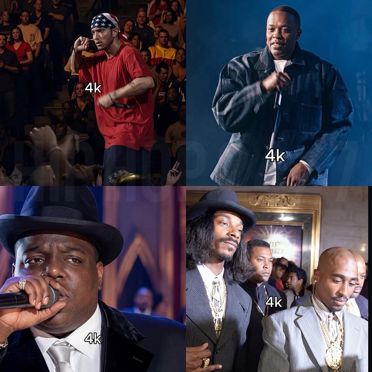 Leyendas del rap 4k 📸✨

#biggie #tupac #eminem #drdre
