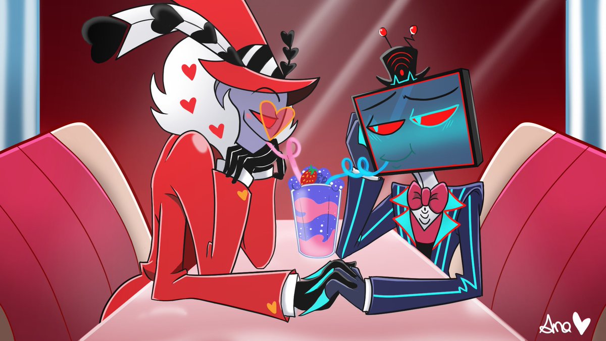 Cristinapovoa2's tweet image. "ONE! Smothie please"

Vox finally took Val to drink a smoothie :P

#Staticmoth
#voxval
#hazbinhotelvox
#HazbinhotelValentino