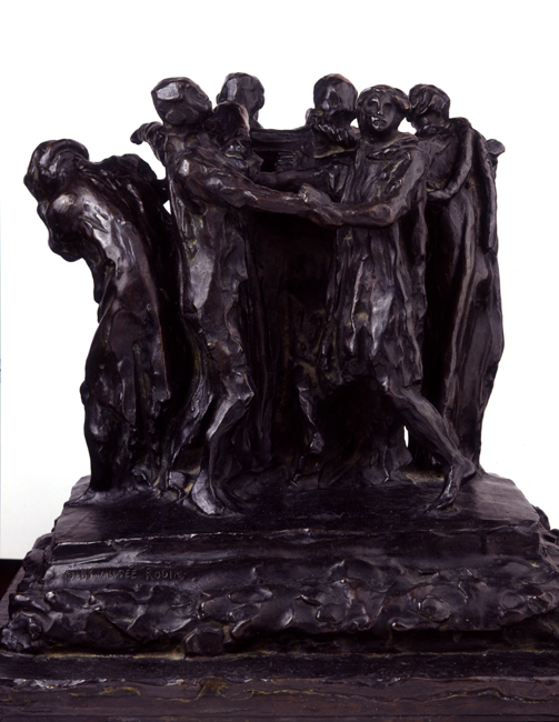 ElMuseoSoumaya's tweet image. La maqueta de “Los burgueses de Calais” muestra el proceso creativo de Auguste #Rodin. Inspirada en la Guerra de los Cien Años, representa el sacrificio de seis ciudadanos quienes ofrendaron la vida para salvar su ciudad del asedio del rey Eduardo III de Inglaterra.
