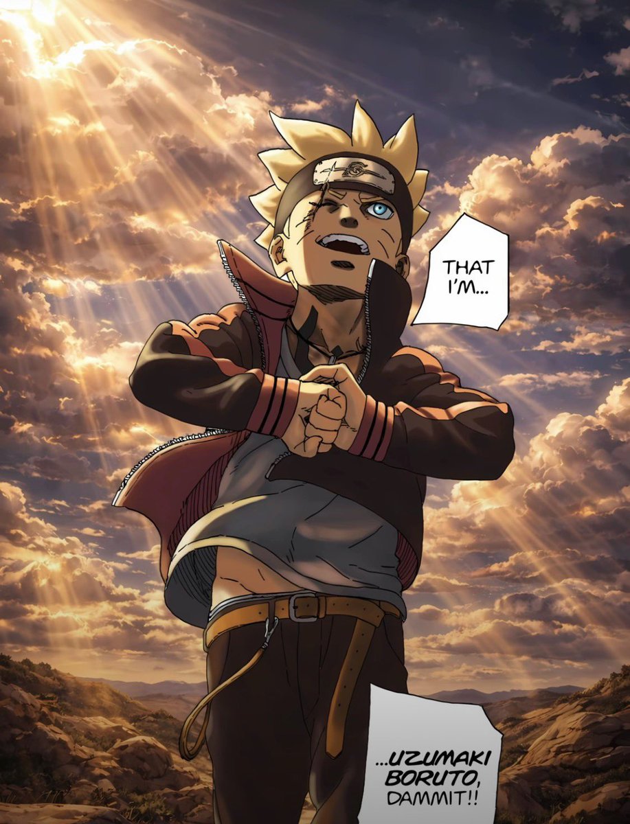 Boruto is peak and I’ll die on that hill🐐😤😤😤