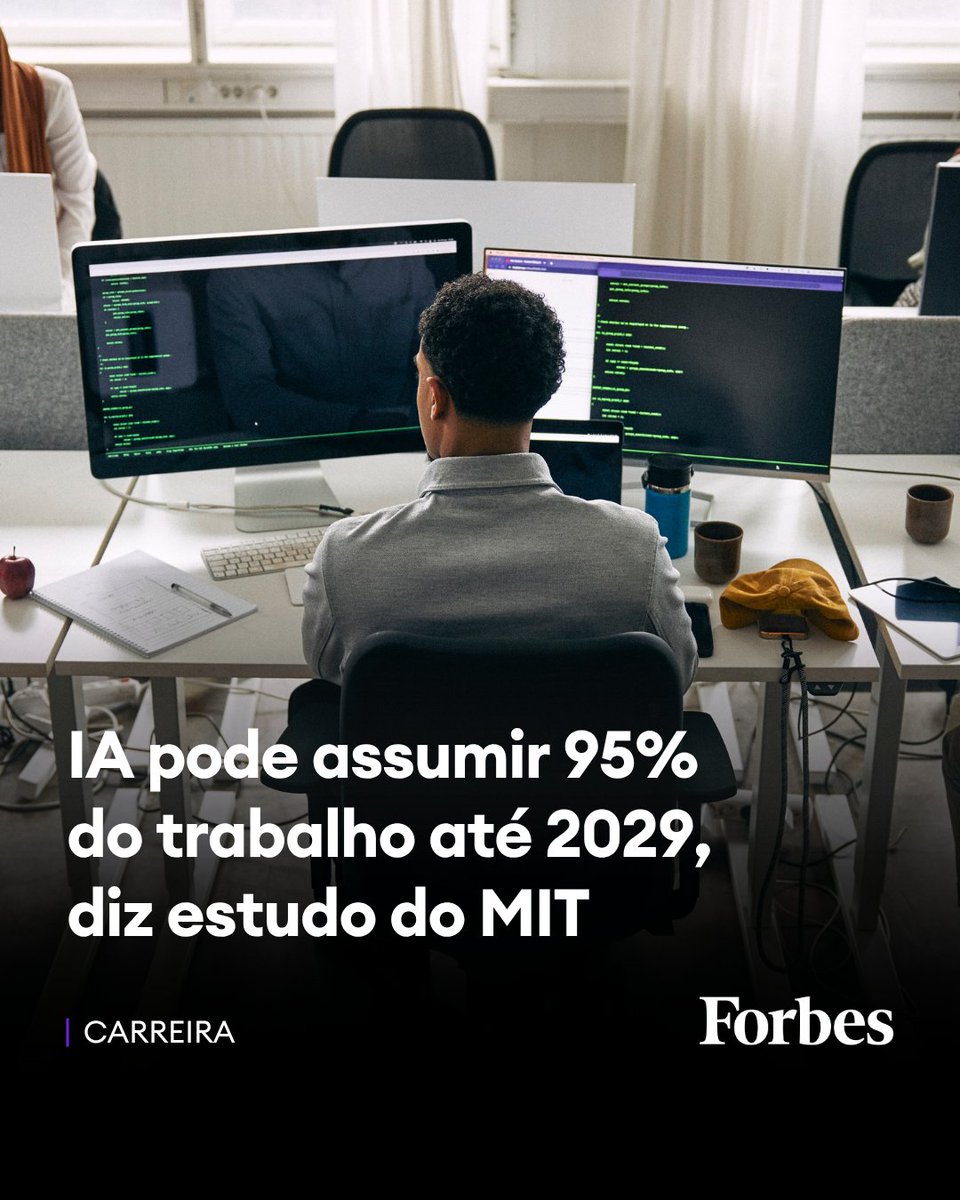 ForbesBR's tweet image. Novo estudo do MIT indica onde a inteligência artificial já avança e onde ainda falha; saiba como direcionar seus esforços e proteger sua carreira

Leia mais em: forbes.com.br/carreira/2026/…

(Fotos: Icon Sportswire / Colaborador/ Getty Images)

#ForbesCarreira #Tecnologia #IA