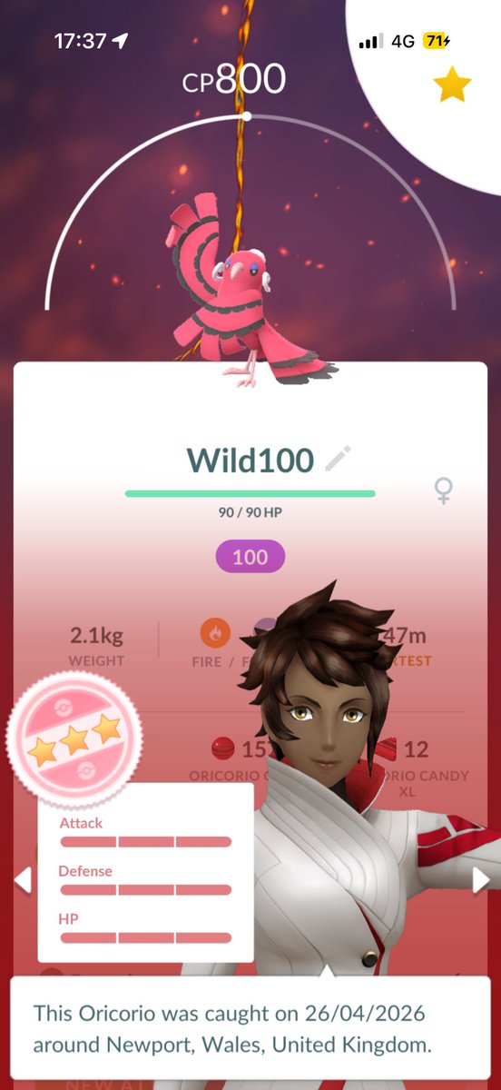 Smithy_PoGo's tweet image. Random wild spawn last night 
#Pokémon #pokemongo #hundo