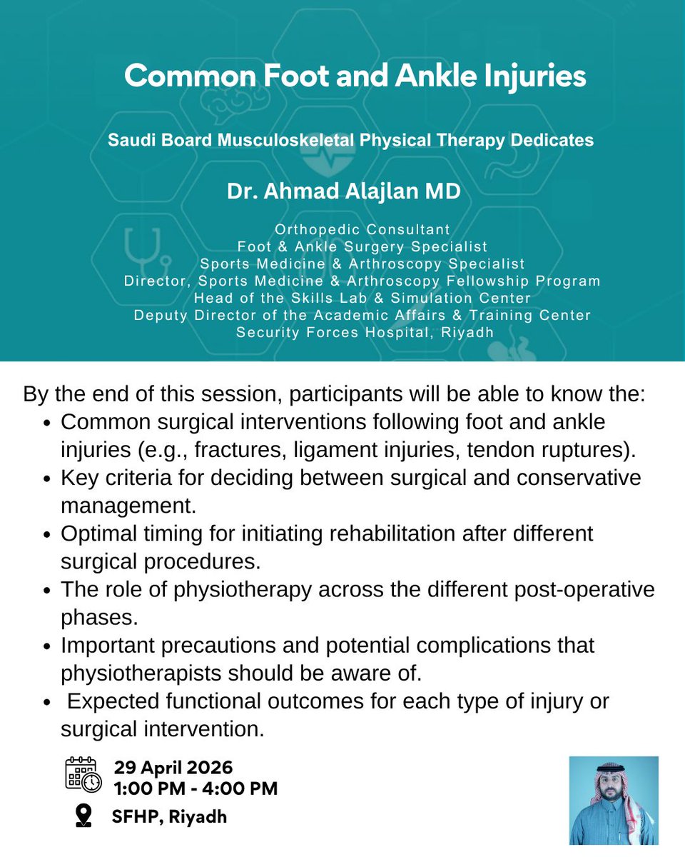 Saudi Board MSK PT tweet media