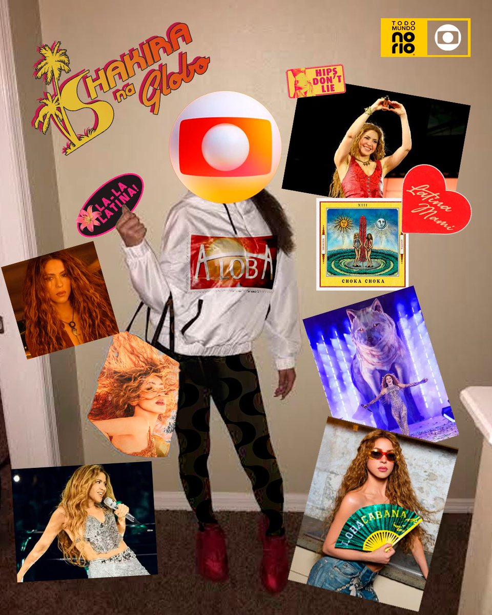 eu a cada dia mais SHAKIRADO #ShakiraNaGlobo