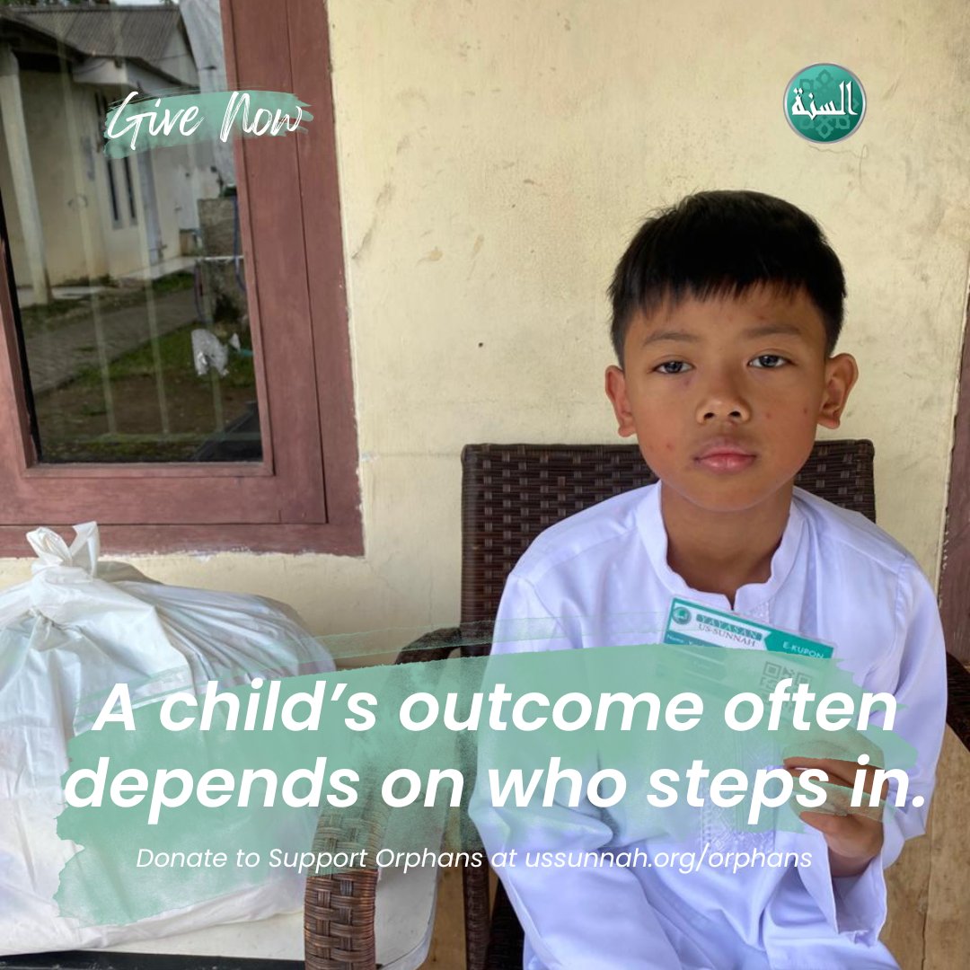ussunnah's tweet image. Donate at ussunnah.org/orphans

A child’s outcome often depends on who steps in. Be that turning point.

#Quran #Hadith #IslamicReminder #Sunnah #Deen #Faith #IslamicQuotes