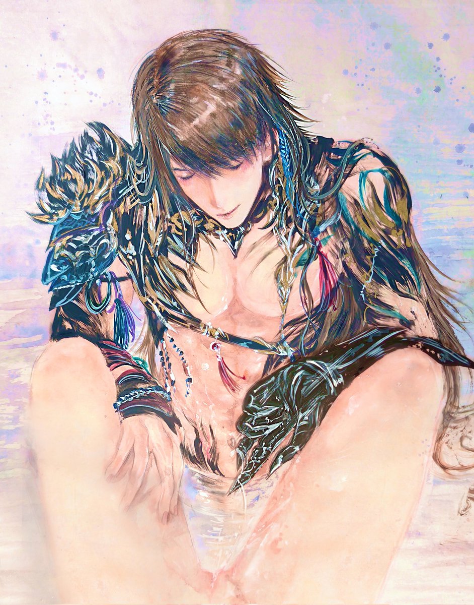 DnfaSt99's tweet photo. ver.2 -Duskshard Lotus🪷💦

#マヒル #夏以昼 #Caleb #恋と深空 #LoveandDeepspace https://t.co/DRiOnIOuQE