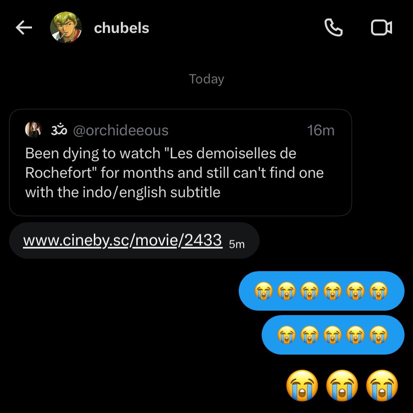 orchideeous's tweet image. THX TRIMS SOBAT CINEPHILE #lockin