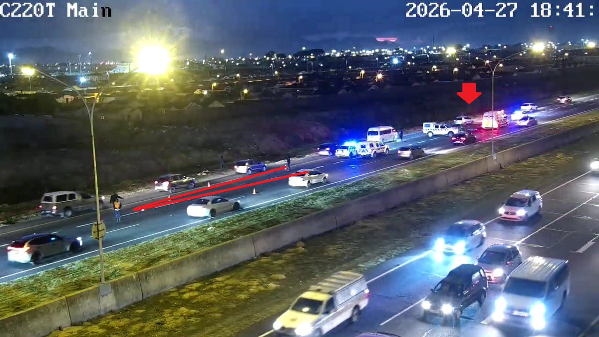 CapeTownFreeway's tweet image. Update: Crash: N2 Inbound before R300, lane closure, expect Delays. #BeTheChange