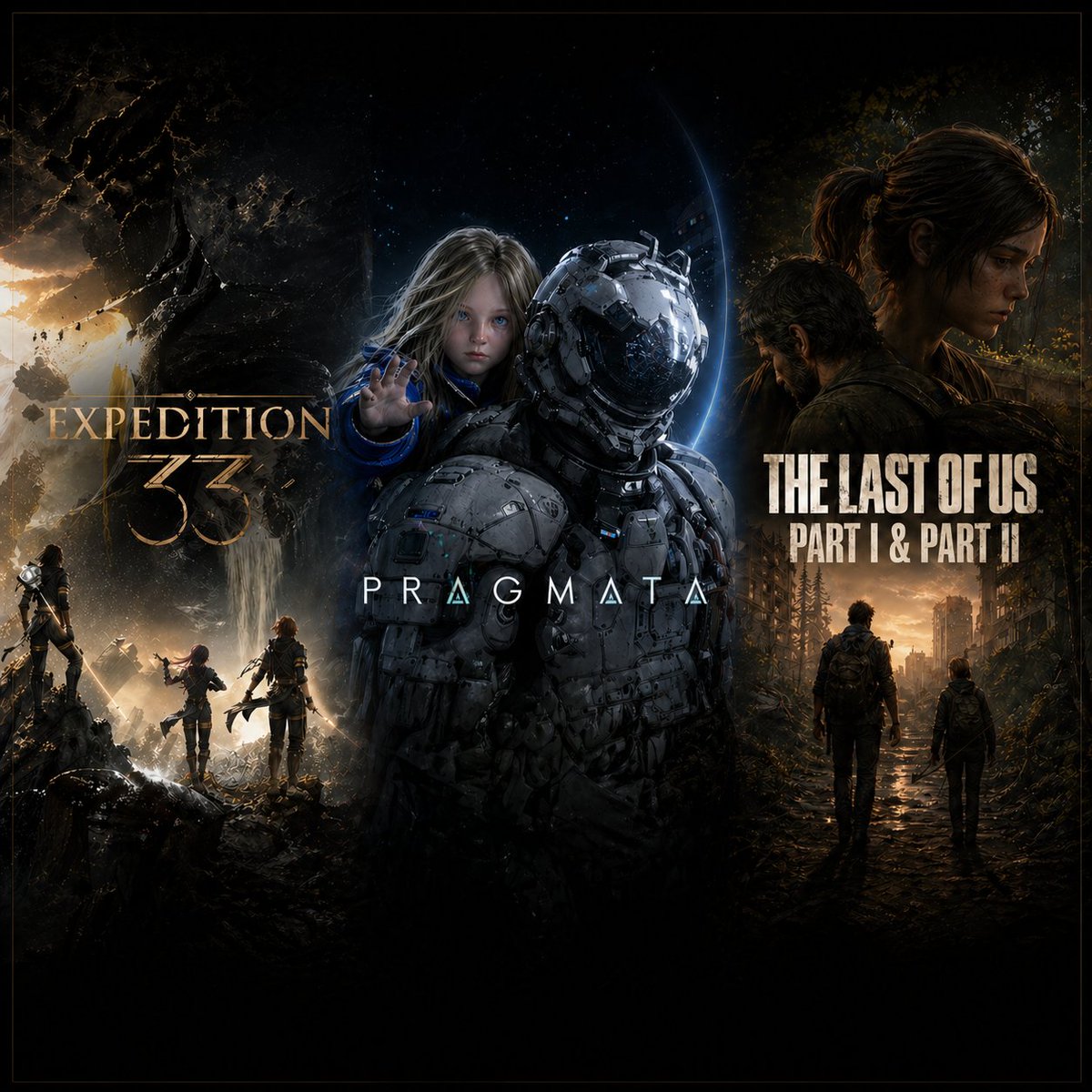 Congarone's tweet image. Lo dico? LO DICO!
Il mio cuore da videogiocatore può solo che ringraziare l'esistenza di questi 4 capolavori, soprattutto per tutte quelle emozioni che mi hanno saputo trasmettere "per nn parlare delle lacrime che mi hanno fatto versare"🥹🎮🩶
#TLOU #TLOU2 #EXPEDITION33 #PRAGMATA