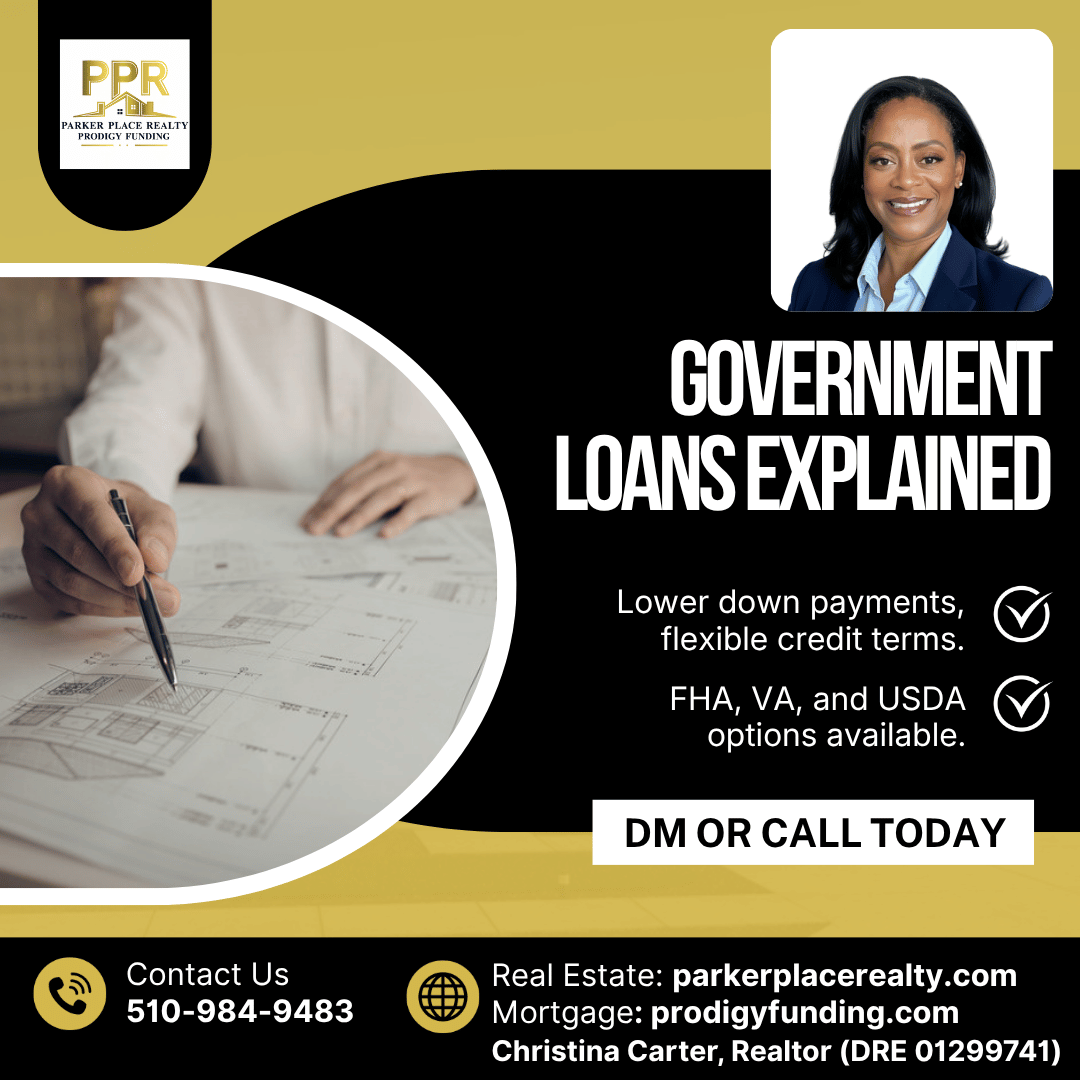 20YearRealtor's tweet photo. Parker Place Realty helps clients understand that government-backed loans can open doors that conventional financing sometimes cannot.

FHA, VA, and USDA programs offer lower down payment requirements and flexible qualification standards designed to support more buyers. https://t.co/GCnKLfQGVh