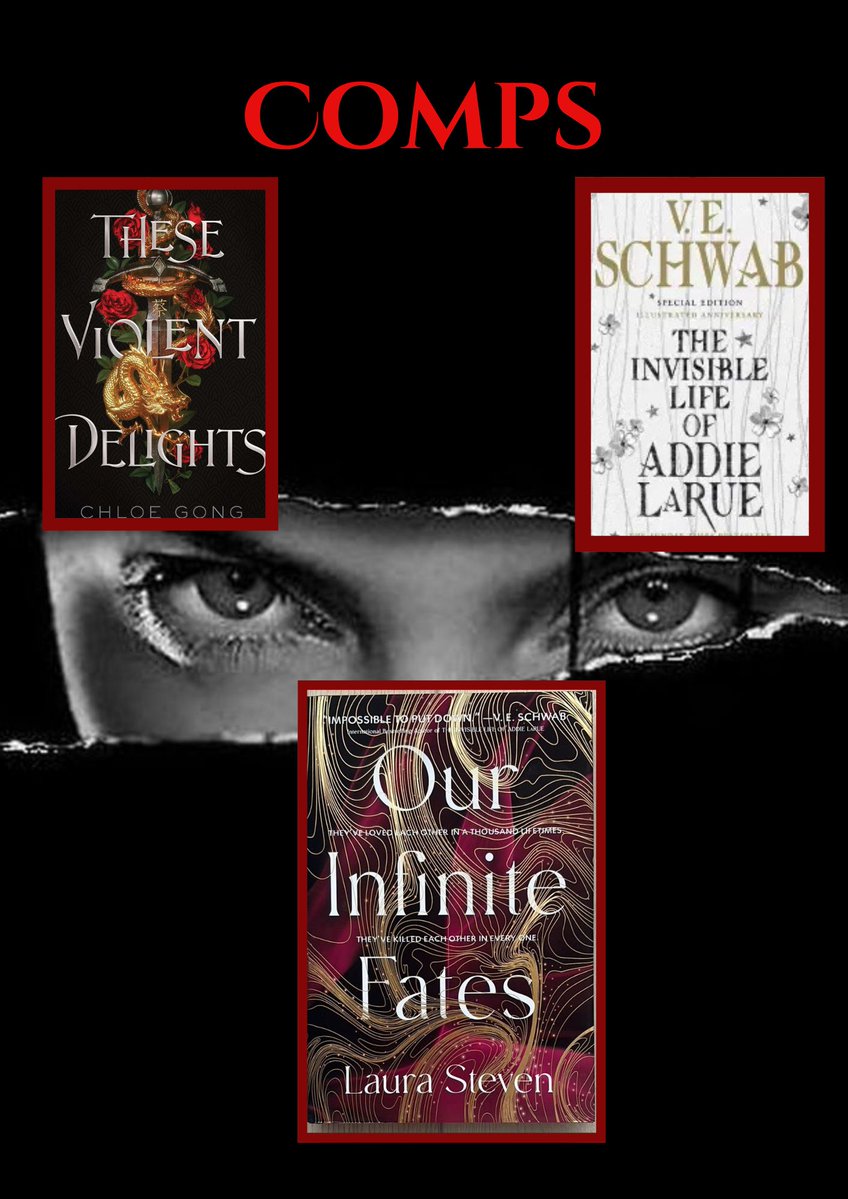 AJLinnemeyer's tweet image. ADDIE LARUE x OUR INFINITE FATES x THESE VIOLENT DELIGHTS x ROMEO &amp;amp; JULIET

Cursed to reincarnate and kill each other repeatedly, two teens race to recover their past-life memories and break a centuries-old cycle before it destroys them again. 
#questpit #AG #YA #UF #Retelling