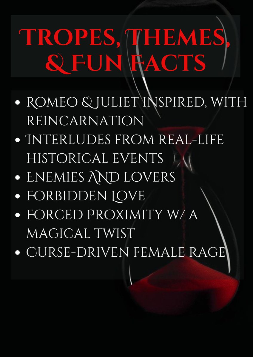 AJLinnemeyer's tweet image. ADDIE LARUE x OUR INFINITE FATES x THESE VIOLENT DELIGHTS x ROMEO &amp;amp; JULIET

Cursed to reincarnate and kill each other repeatedly, two teens race to recover their past-life memories and break a centuries-old cycle before it destroys them again. 
#questpit #AG #YA #UF #Retelling