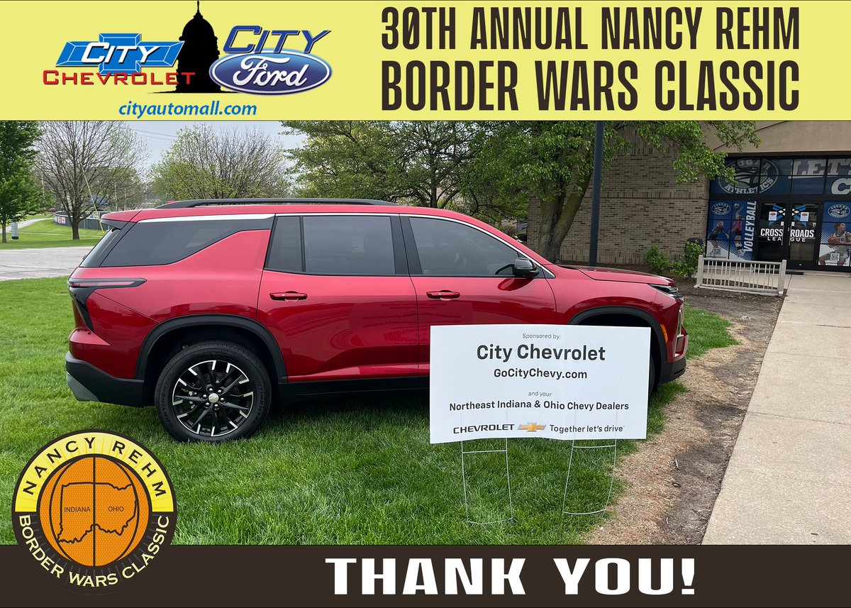 LadyCougBBall's tweet photo. As we conclude the 30th Annual Nancy Rehm Border Wars Classic, we want to say THANK YOU to City Chevrolet and Parkview Sports Medicine for their commitment to advancing women's athletics in Northeast Indiana! Without them, this event would not be possible!
#NancyRehm https://t.co/7kUu49FfJ0