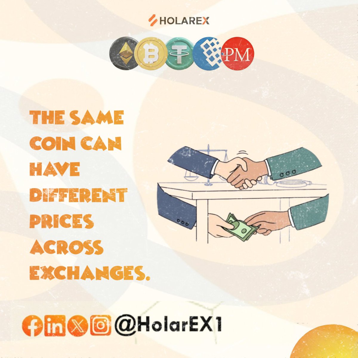 HolarEx1's tweet photo. Arbitrage trading is another way to make money in the crypto market.
Here: imagine Bybit sells btc for 4,000, and on Binance, it's sold for 4,100. You then buy one on Bybit and sell it on Binance, making a profit of 100.
Do you get the idea now?
#holarex
#crypto
#bitcoin https://t.co/zrn1XVCJ2M
