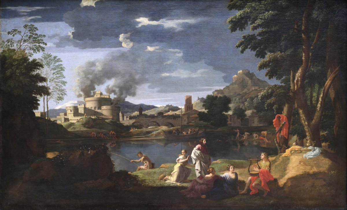 strayeus's tweet photo. Landscape with Orpheus and Eurydice https://t.co/A197XYczZI