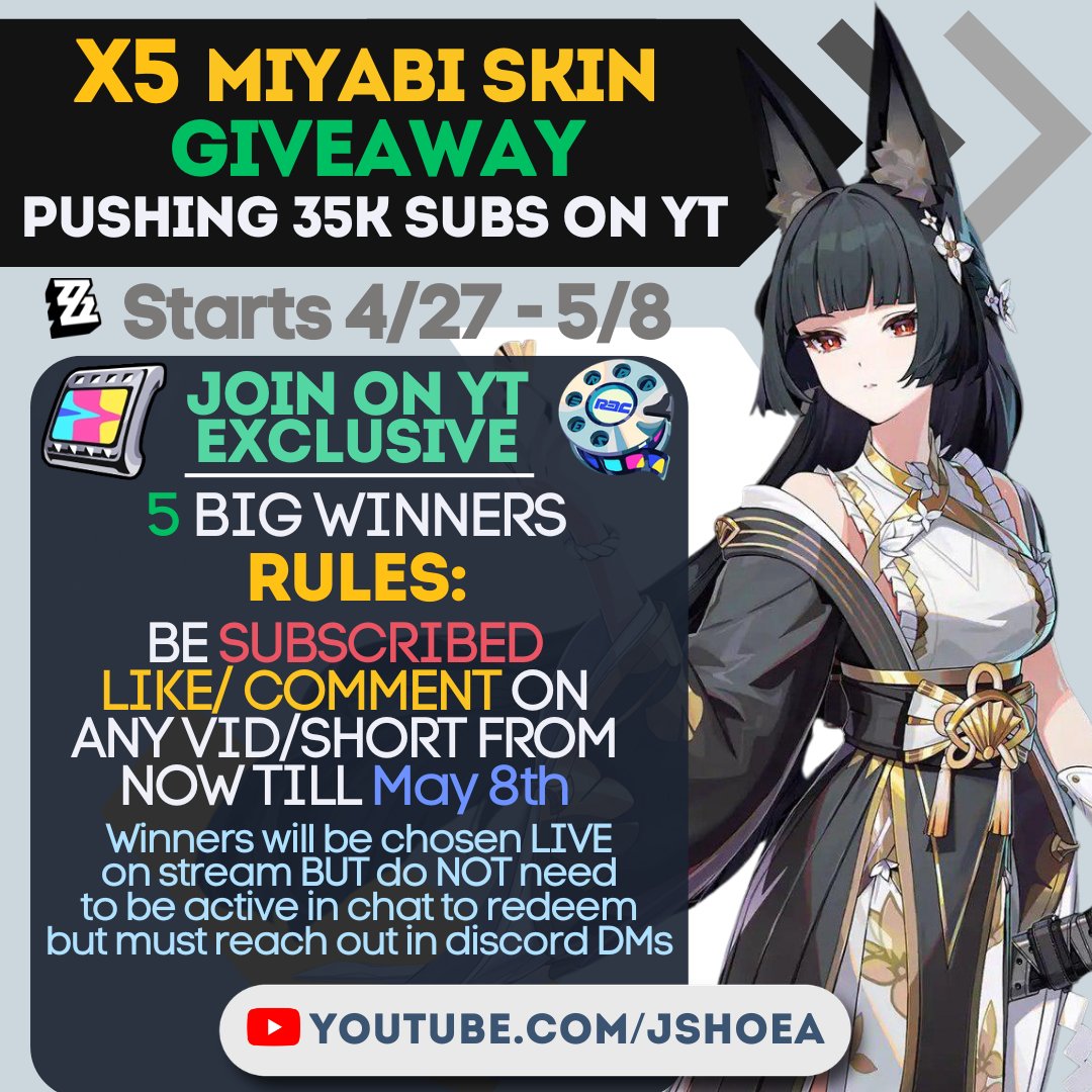 交渉可what we want MIYABI2RENSHADE WINNER #1 OF THE MIYABI SKIN- hansinkdu~! We know them as they