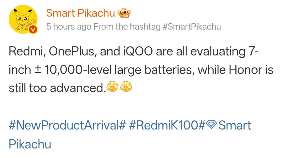 kkunalkhan's tweet image. 🚨Exclusively Breaking

‼️New ERA Move by Brands
Larger Displays w/ larger batteries

ꕀ Redmi, OnePlus &amp;amp; iQOO 
Testing 👇🏼

7" Flat OLED w/ 10,000mAh🔋
#REDMI #OnePlus #iQOO