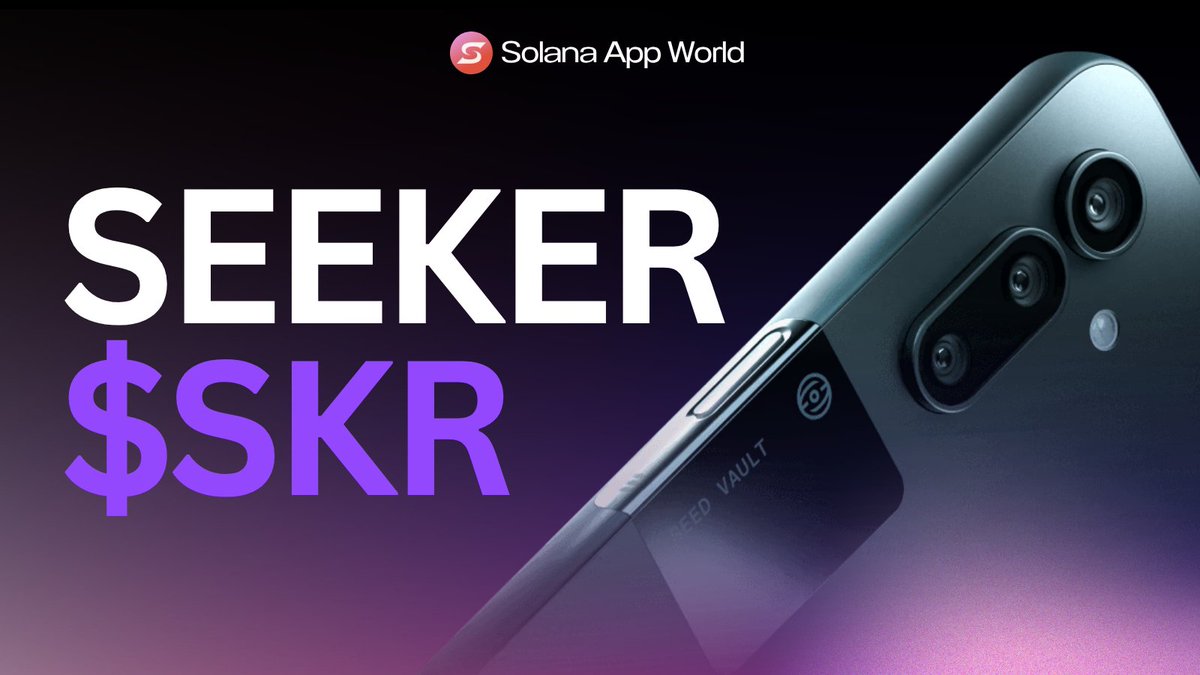 The $SKR airdrop was peak. Here's how to not miss the next one. 📱⚡
Quick recap on Season 1:

- 100K+ users claimed, 89.7% claim rate
- ~70% of circulating supply staked
- Up ~3x from launch price ($0.0054 → ~$0.017)
- c700+ dApps live on the Solana dApp Store

Season 1 claims