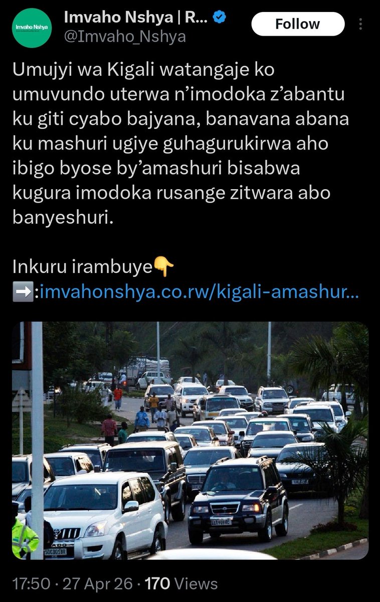 Umusore wirwanyeho tweet media