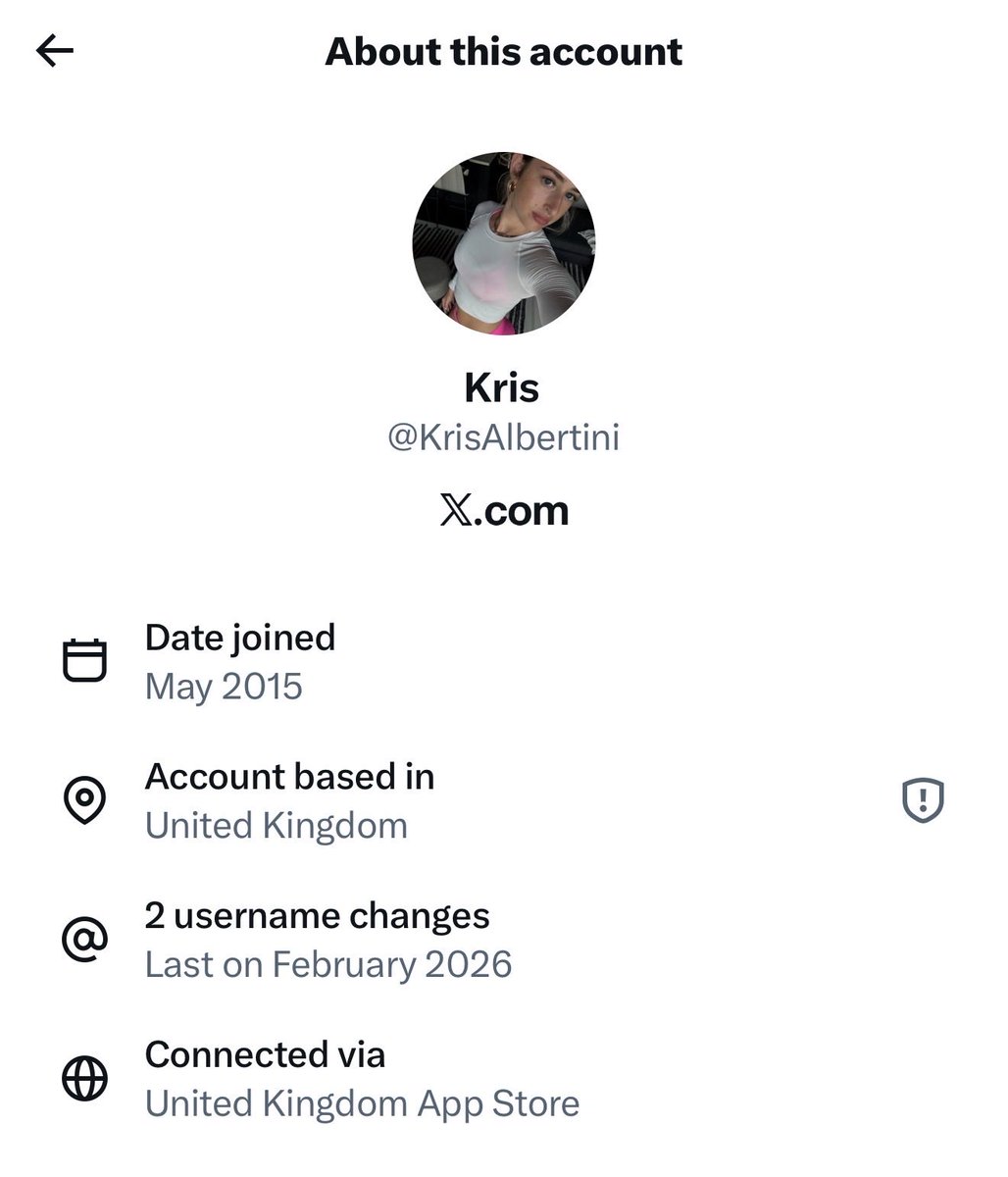 l33thck's tweet photo. #attention #scam alert:
@X account @KrisAlbertini is a hijacked account that is currently in a phase of biting and “fishing” for victims! That account has stole photos from @instagram account with username: @SHEALIFTT - https://t.co/Z3nTNamfTx and is attempting to hook people with BS on DM!
Report and #block #scammers now! 
Those kind of assholes need to be exposed and stopped before innocent people get scammed!