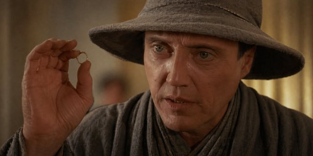 bilbo hid the ring from sauron in the one place he knew he could hide somethin’. his ass. sixty years he hid this hunk of metal up his ass. now, little man, i give the ring to you