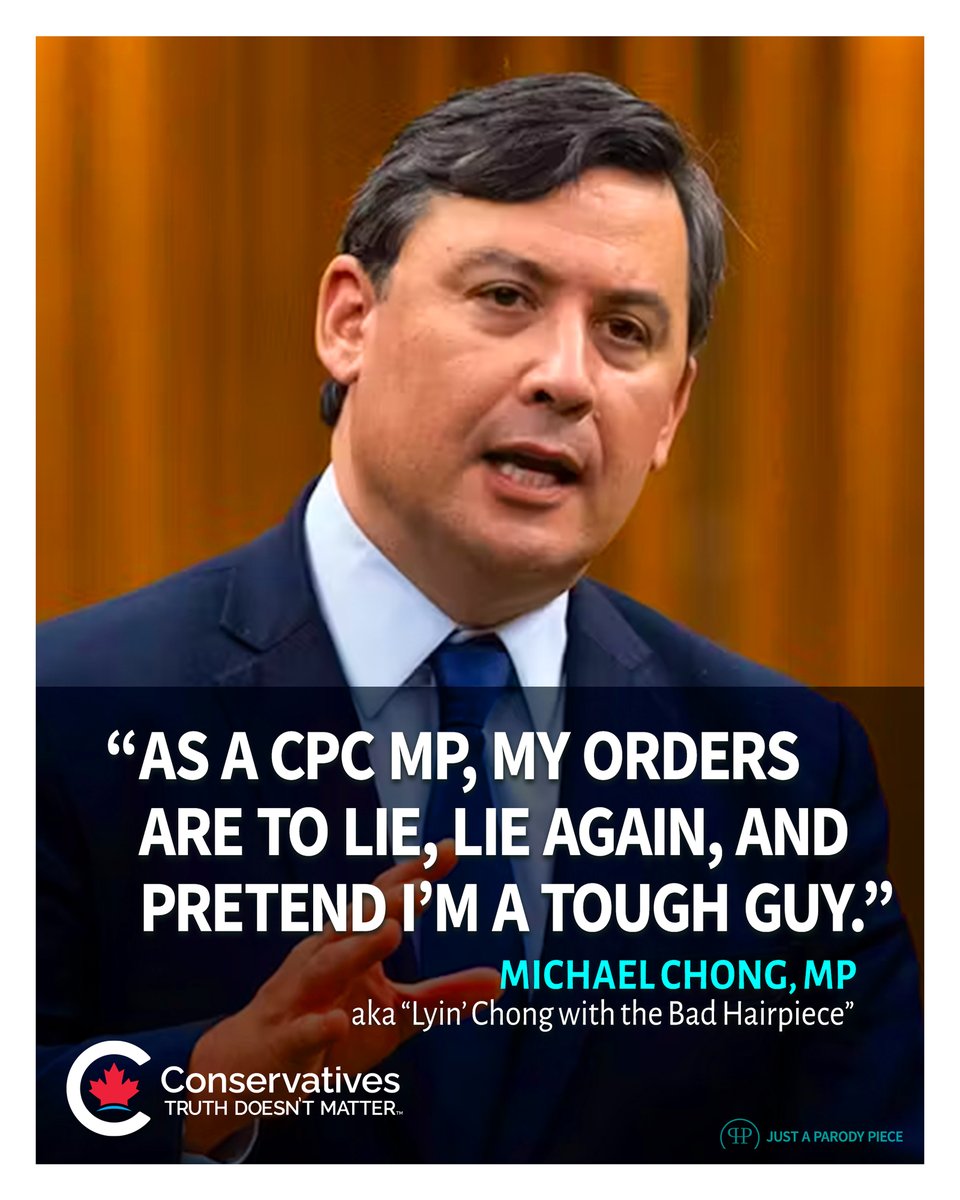 HugoMonster96's tweet photo. @MichaelChongMP Piss off, Chong. You have absolutely no clue what you are talking about. NONE!
Plus, you have no credibility since you lied under oath about your "family" in Hong Kong being threatened by the PRC.
Get a life and get rid of your ridiculous hairpiece.
#ConservativesLIE https://t.co/Lf0AAU8AZf