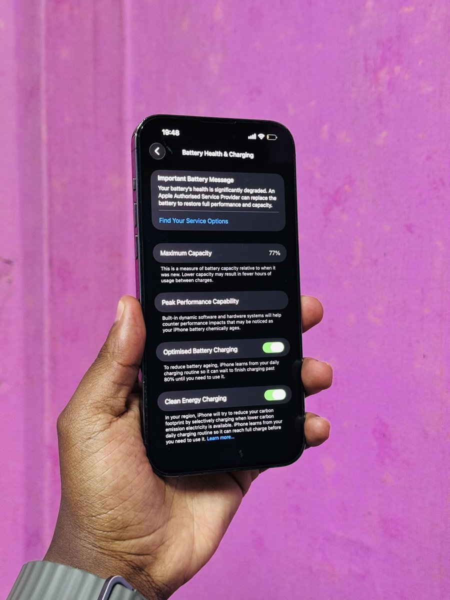 AmRoggoz's tweet image. Traded in iPhone 14 Pro Max 256GB
Deep Purple
J/A Model
77% Battery Health

KSH 70,000

#TechIt | @techscents_ke