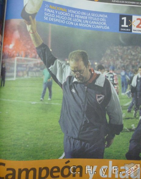 El fútbol es como la vida, si fuiste exitoso no quieras volver para intentar repetirlo,convertite en héroe y quédate con la recordación eterna de los que te quieren.

Hugo de León siempre será un ídolo y en Nacional no se equivocó en irse,fue la mejor decisión que tomó en la vida