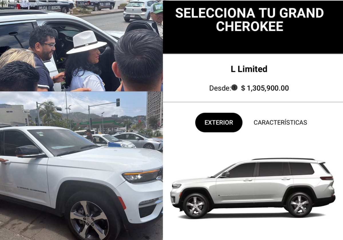 Una más de Abelina López 🚨

La alcaldesa de Acapulco, en una camioneta de 1.3 mdp

Sigue sin aclarar qué pasó con los 900 mdp 💸

📷 <a href="/AcapulcoTrends_/">Acapulco Trends</a>