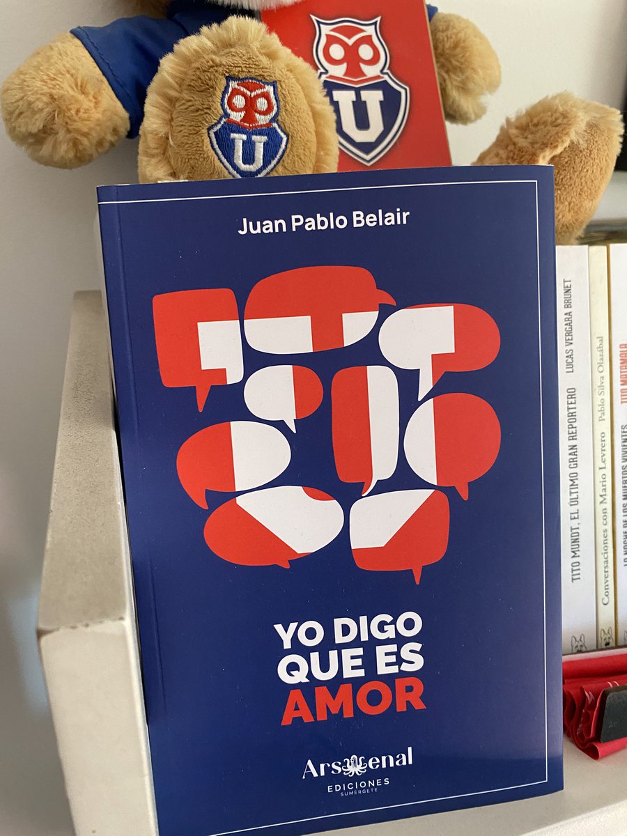 Después de ver a la U ganando un clásico a estadio lleno, se hace más evidente el título y el contenido de este libro maravilloso de <a href="/jpbelair/">JP Belair 📚🖋🎞 🎼💙</a>🦉💙 que ya está en librerías
