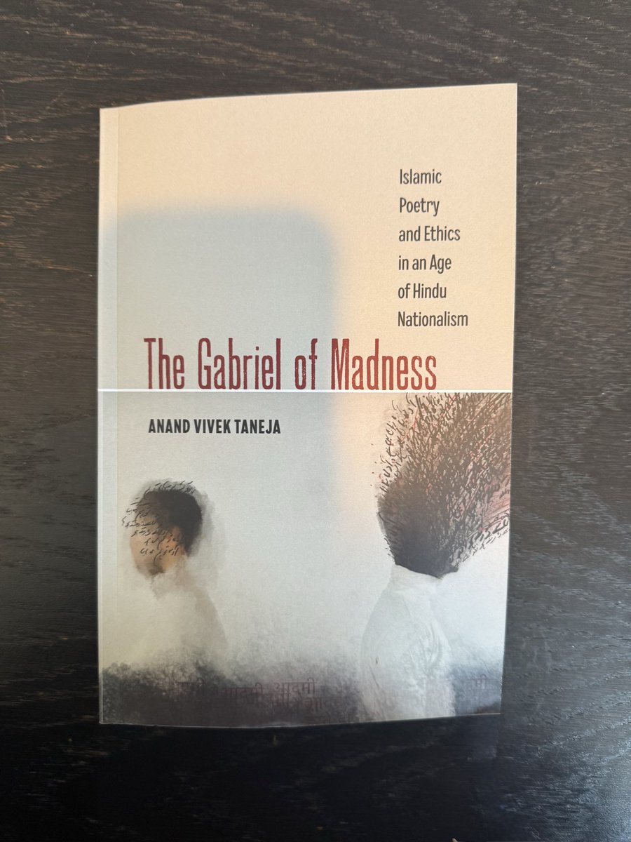 Anand Vivek Taneja’s new book is beautiful. (Free @ ucpress.edu/books/the-gabr… ) There is learning here for anyone thinking about how to deal w/ an oppressive state &amp; fractured society: the power of poetry (&amp; old women) to create space to feel &amp; voice an ethical orientation of love.