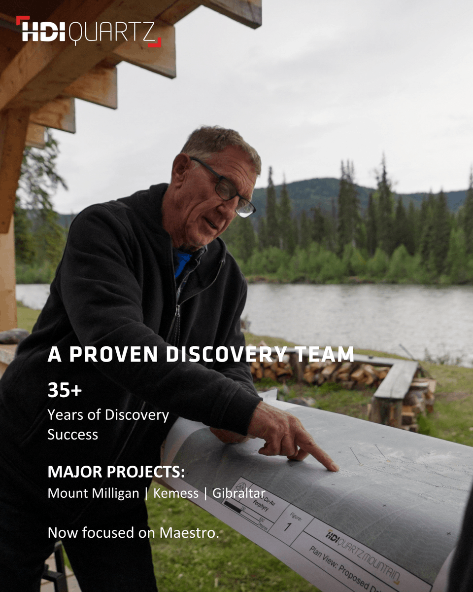 QZMResources's tweet image. 35+ years of discovery success through the HDI group, now focused on successfully advancing Maestro.

Learn more: quartzmountainresources.com/corporate/team

#QZM #QZMRF #Mining #BCMining