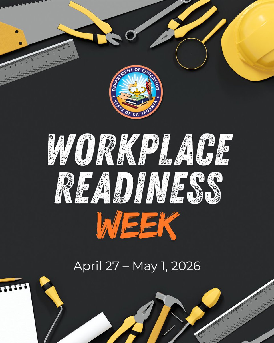 CA Department of Education tweet media