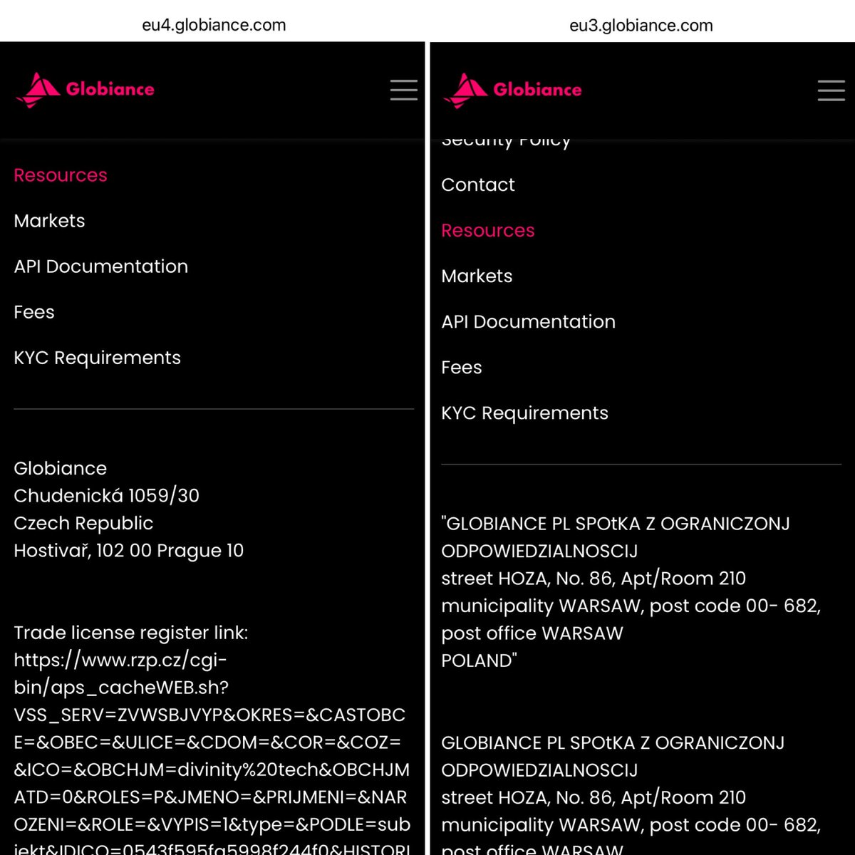 oeeeeup's tweet image. EU 🇪🇺
Malta 🇲🇹 → Estonia 🇪🇪 → Lithuania 🇱🇹 → Poland 🇵🇱 + Czech 🇨🇿

@globiance 
#CrossBorderInvestigation
#CryptoLicence #MiCA   #LicenceVerificationNeeded     #ProveYourLicence     #WhereAreOurFunds 

@EU_Commission @ESMAComms
@EBA_News @Lietuvosbankas
@EU_Justice @EUombudsman