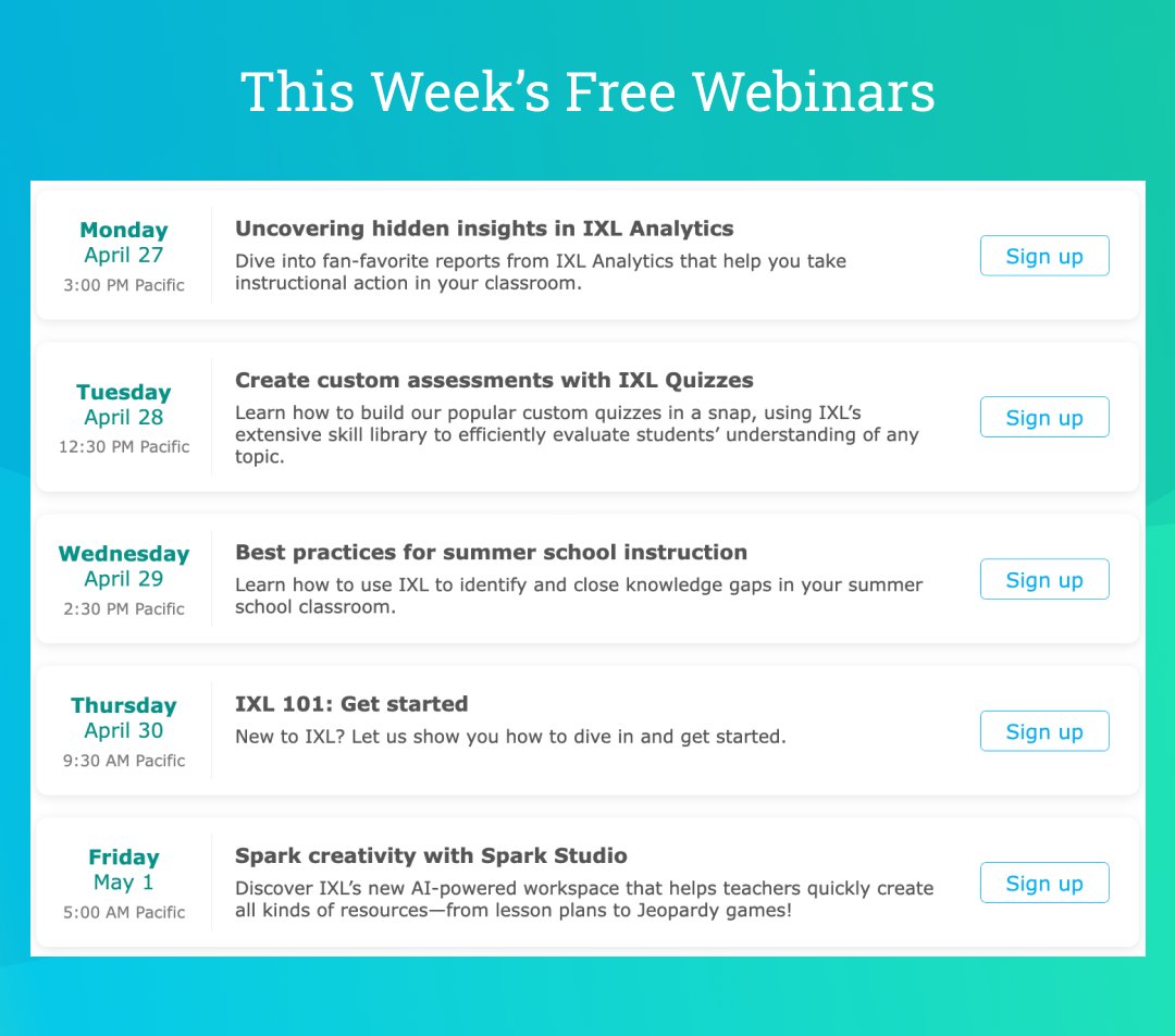 IXL Learning tweet media
